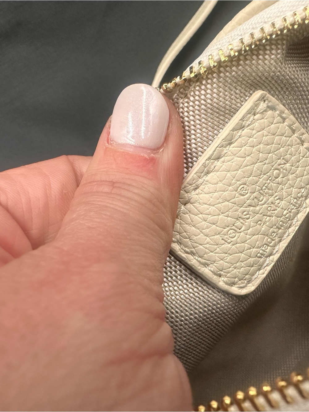Inspoooo Cream & Lavender Monogram Mini Speedy Crossbody - Picture 7 of 10